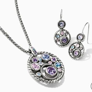 Brighton Halo Collection Necklace & Earring Set